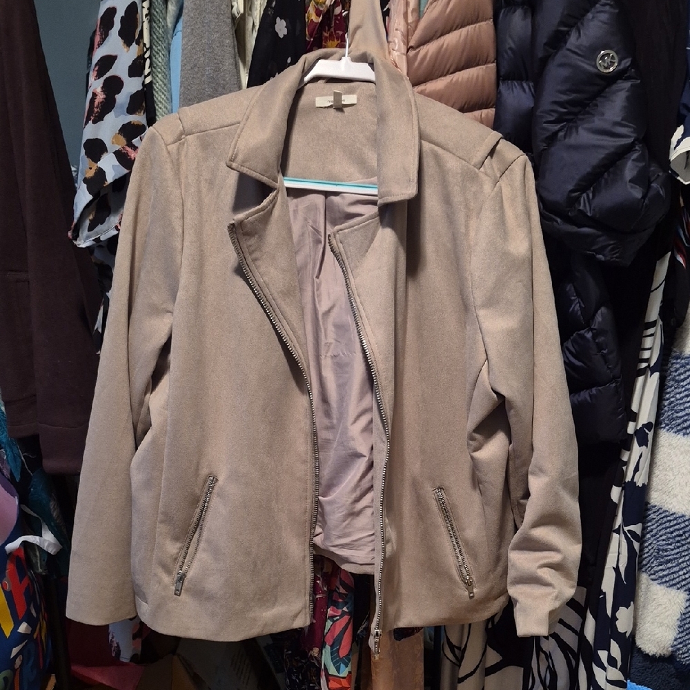 Maurices Tan Leather Jacket